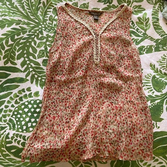 Tommy Bahama Floral Sheer Blouse - Picture 1 of 3